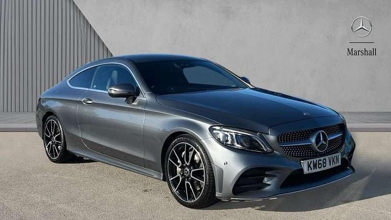 Grey Used 2018 Mercedes C300 AMG Line Premium Coupe | £20,695 (A bit pricey) - Image 1/4