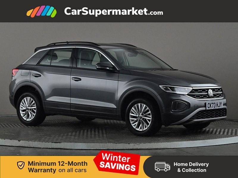 Grey Used 2023 VW T-Roc Life SUV | £20,497 (Fair price) - Image 1/3