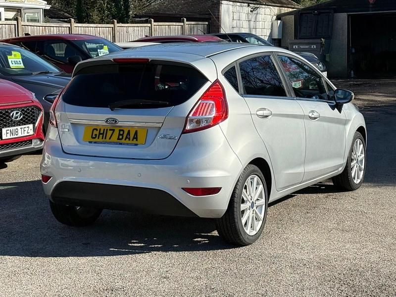 Used Ford Fiesta Titanium 2017 Silver Hatchback