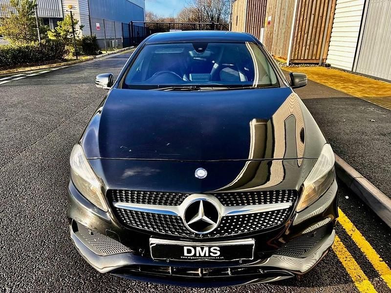 Used Mercedes A160 AMG line 2016 Black Hatchback
