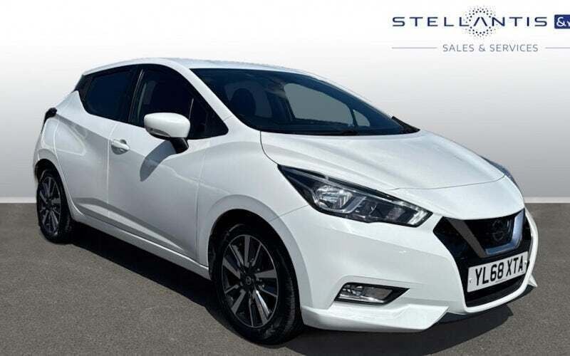 White Used 2018 Nissan Micra Acenta Hatchback | £7,595 (Fair price) - Image 1/4