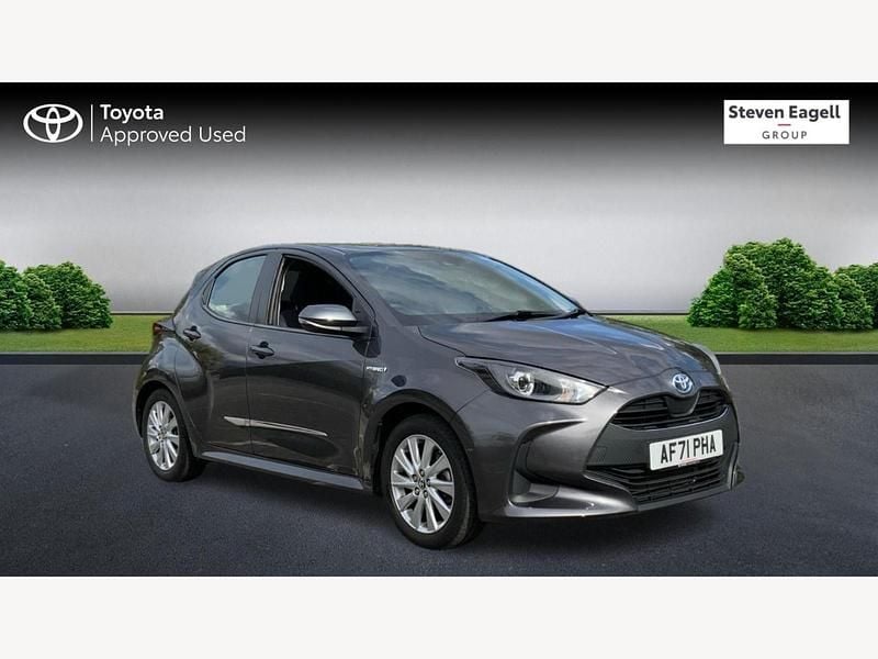 Grey Used 2021 Toyota Yaris Hybrid Hatchback | £15,731 (Good price) - Image 1/3