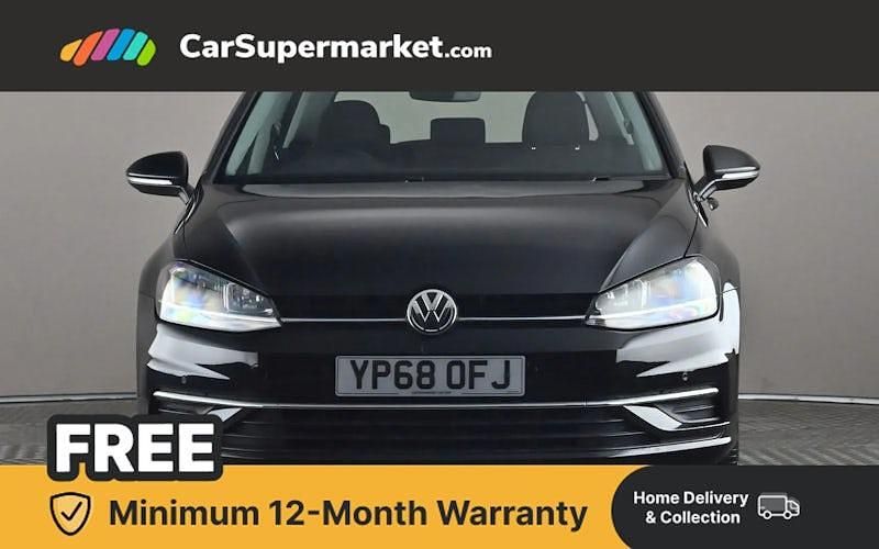 Used VW Golf VII SE 110 HP (80 kW) 2018 Black Hatchback