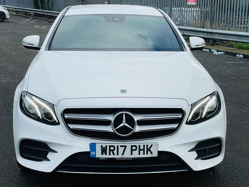 Used Mercedes E350 AMG line 2017 White Sedan