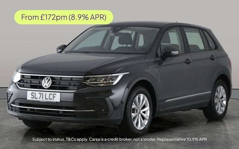 Grey Used 2021 VW Tiguan S SUV | £13,053 (Good price) - Image 1/3