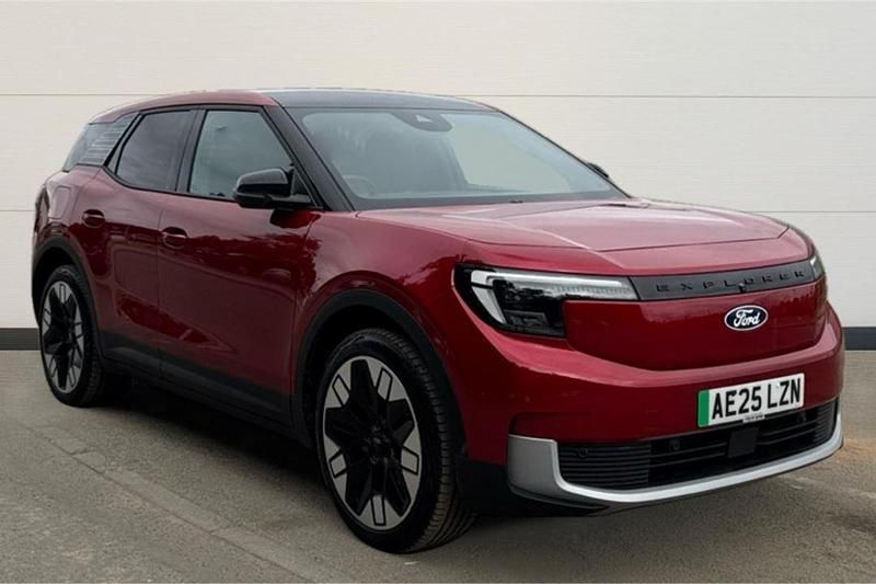 Lucid red (exclusive colour) Used 2025 Ford Explorer Premium SUV | £38,348 (Super price) - Image 1/4