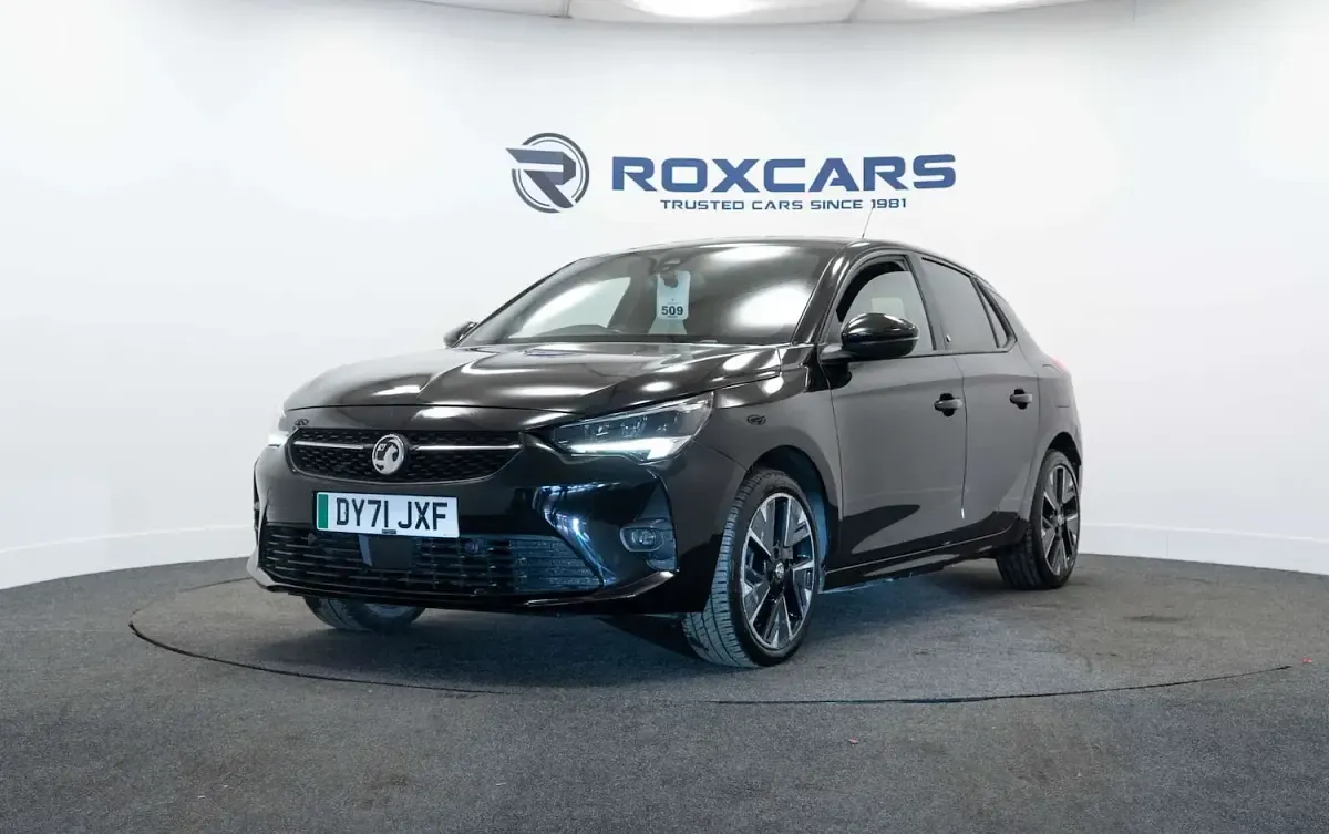 Used Vauxhall Corsa-e SRi 100 kW (136 HP) 2021 Black Hatchback
