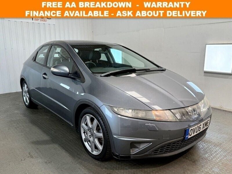 Grey Used 2006 Honda Civic Sport Hatchback | £2,495 (Fair price) - Image 1/4