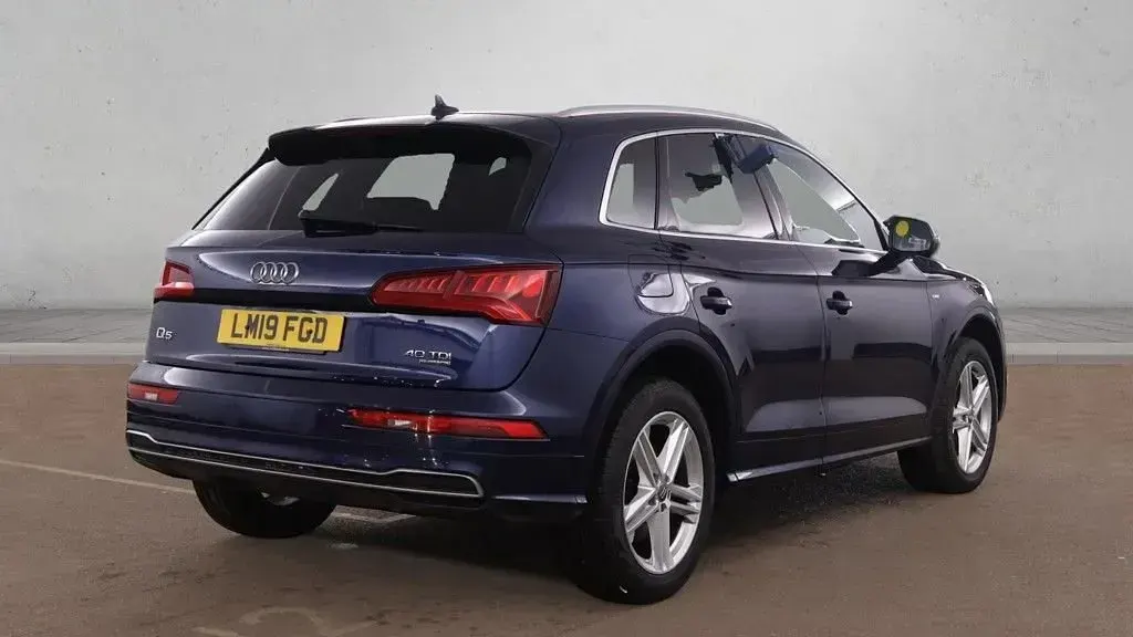 Used Audi Q5 S-Line 190 HP (139 kW) 2019 Blue SUV