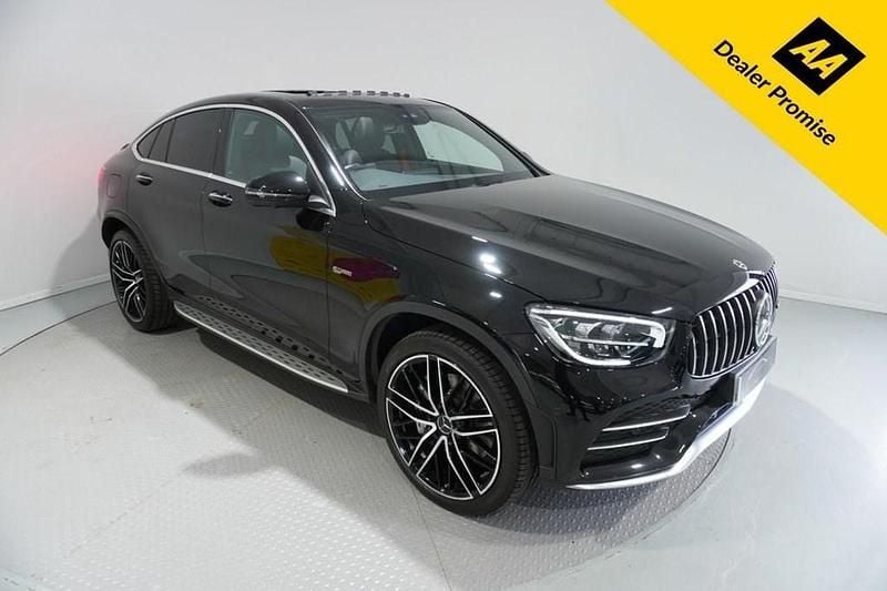 Black Used 2022 Mercedes GLC43 AMG Premium Plus Coupe | £46,441 (Good price) - Image 1/3