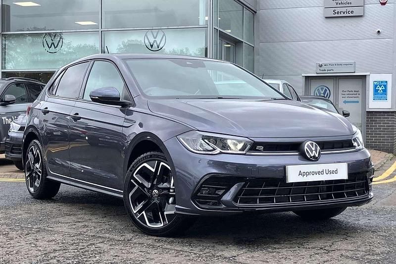 Grey Used 2025 VW Polo R-line Hatchback | £22,995 (Expensive) - Image 1/4