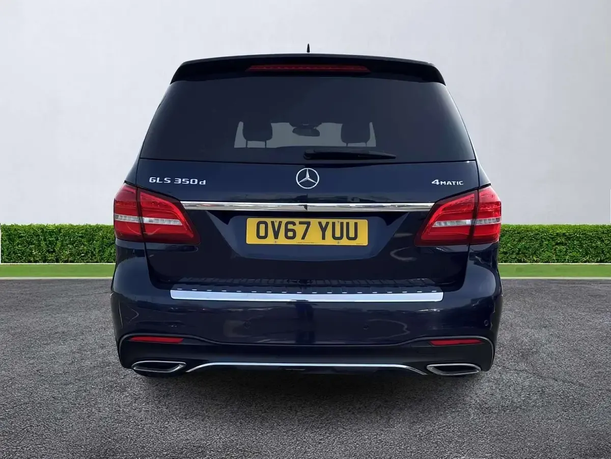 Used Mercedes GLS350 AMG line 258 HP (189 kW) 2017 Blue SUV