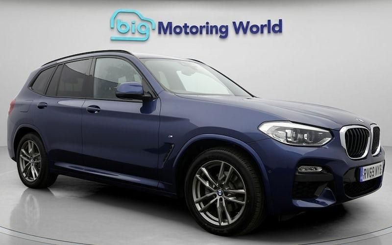 Blue Used 2019 BMW X3 M Sport SUV | £22,300 (Fair price) - Image 1/4