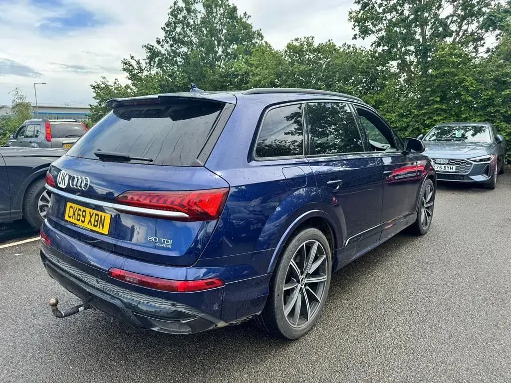 Used Audi Q7 Black Edition 2020 Blue SUV