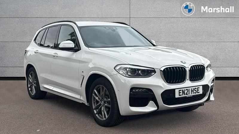 White Used 2021 BMW X3 M Sport SUV | £29,491 (Super price) - Image 1/4