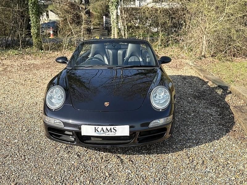 Used Porsche 911 350 HP (257 kW) 2008 Black Cabriolet