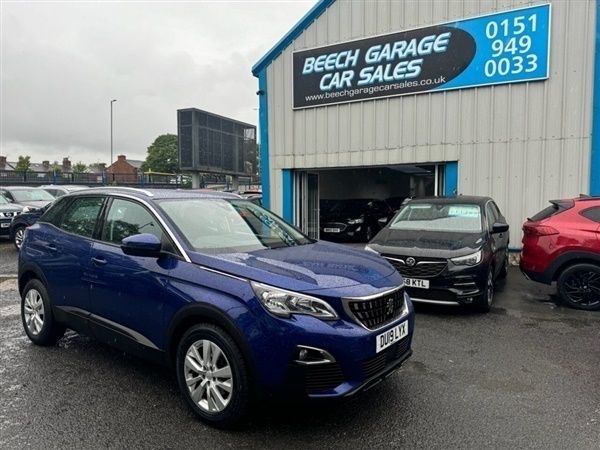 Blue Used 2019 Peugeot 3008 Active SUV | £10,990 (Fair price) - Image 1/1