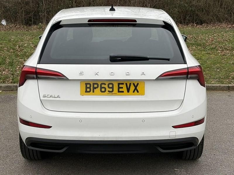 Used Skoda Scala SE L 115 HP (84 kW) 2019 White Hatchback