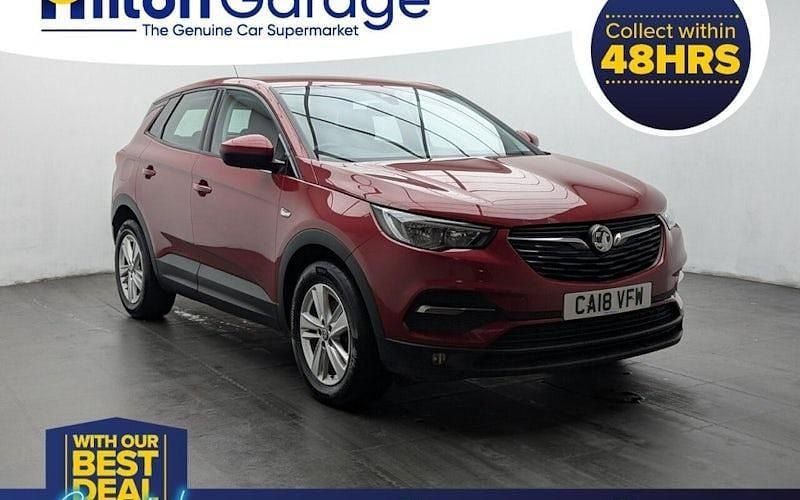Used Vauxhall Grandland X S 120 HP (88 kW) 2018 Red SUV