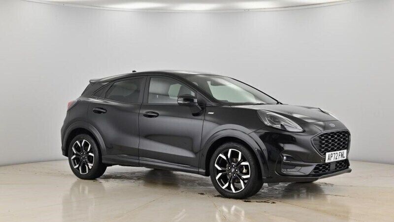 Black Used 2022 Ford Puma ST-Line X Hatchback | £16,495 (Fair price) - Image 1/4