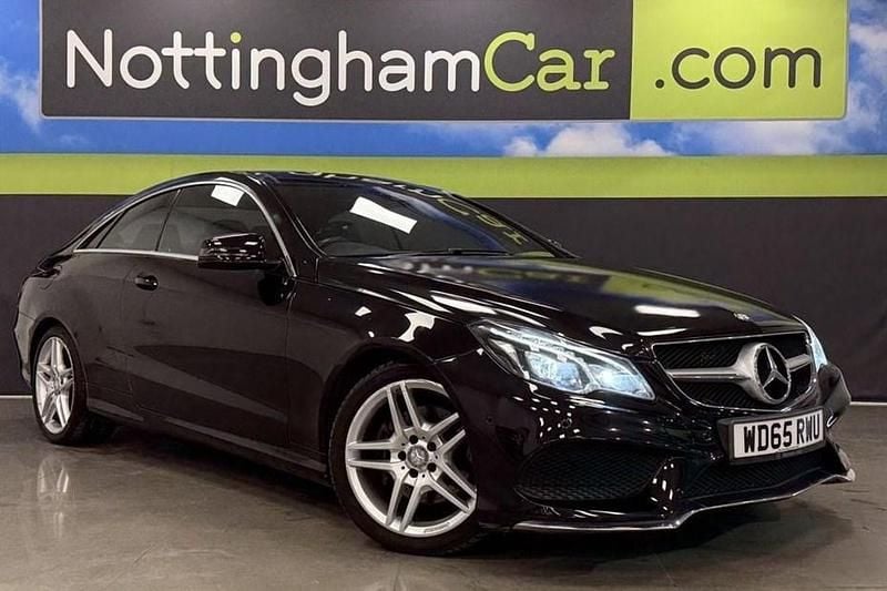 Black Used 2015 Mercedes E220 AMG line Coupe | £11,995 (Fair price) - Image 1/1
