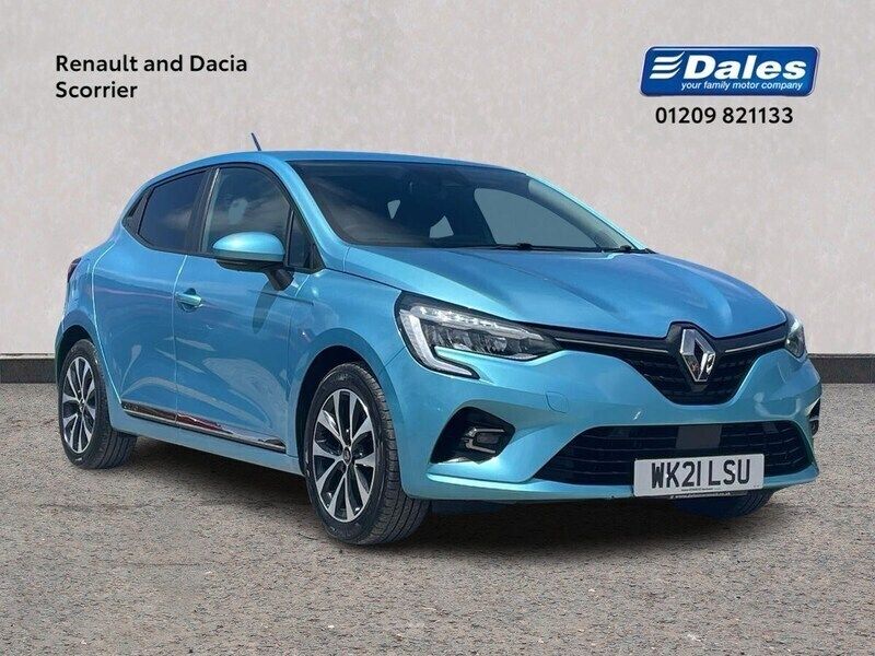 Used Renault Clio V Iconic 85 HP (62 kW) 2021 Celadon blue  Hatchback