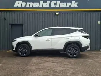 New Hyundai Tucson Blackline 239 HP (175 kW) 2026 Special solid  atlas white SUV