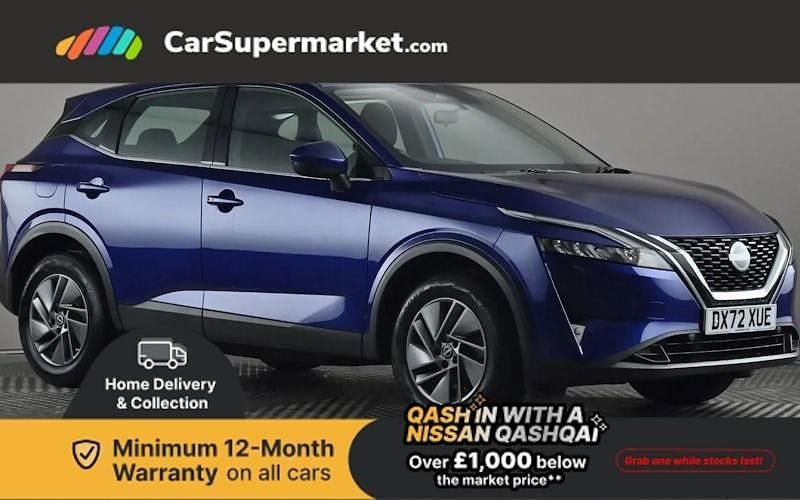 Blue Used 2022 Nissan Qashqai Acenta Premium SUV | £13,497 (Good price) - Image 1/3
