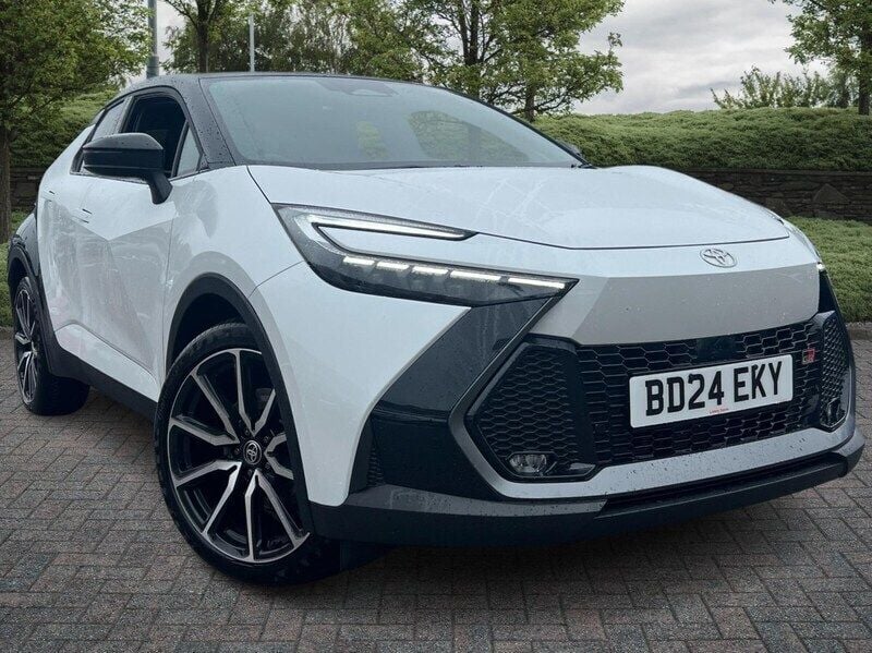 White Used 2024 Toyota C-HR Sport SUV | £34,495 (Expensive) - Image 1/4