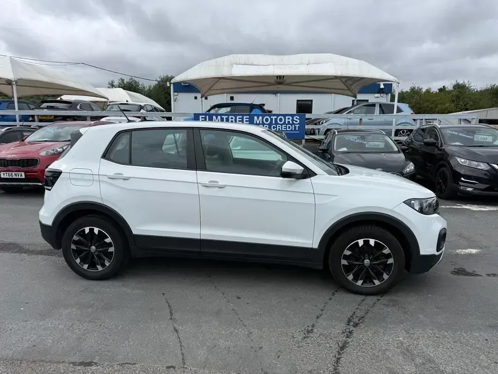 Used VW T-Cross Edition 95 HP (69 kW) 2019 White SUV