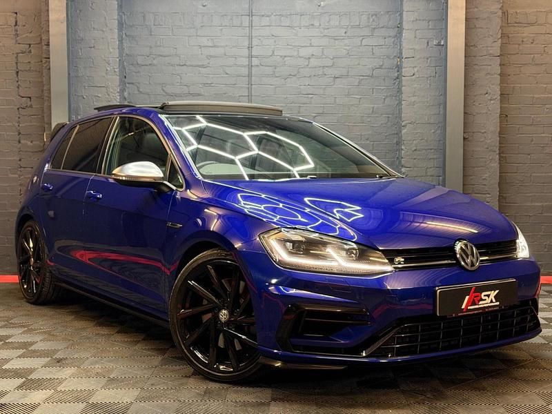 Used VW Golf VII R 2017 Blue Hatchback