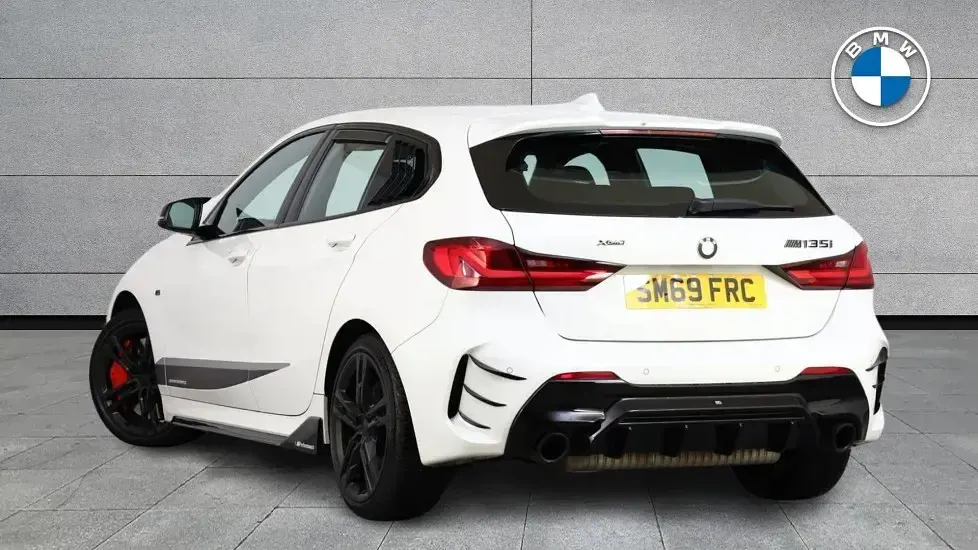 Used BMW M135 Comfort Edition 306 HP (225 kW) 2019 White Hatchback