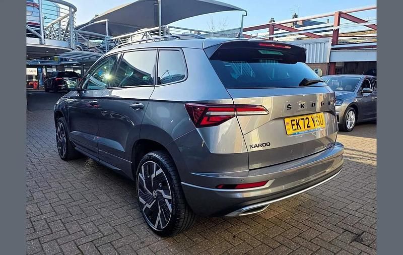 Used Skoda Karoq SportLine 147 HP (108 kW) 2022 Graphite grey metallic SUV