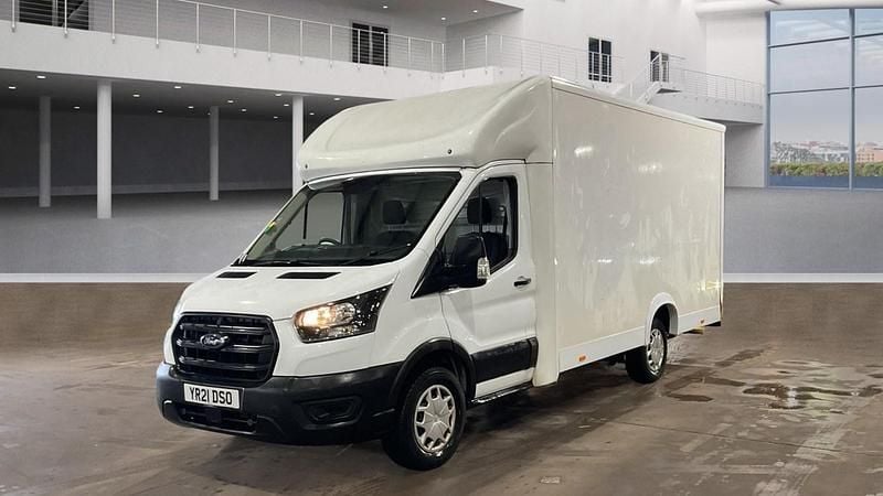 Used Ford Transit S 130 HP (95 kW) 2021 White Cabriolet