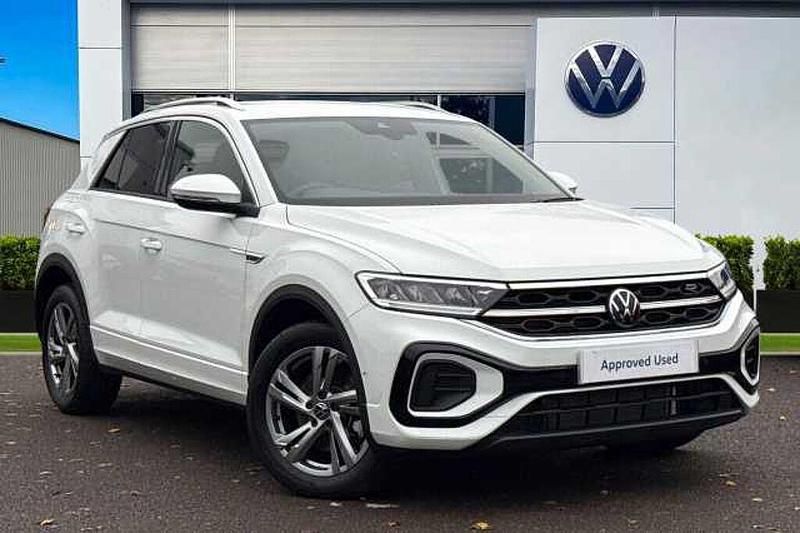 White Used 2025 VW T-Roc R-line SUV | £26,490 (Good price) - Image 1/4