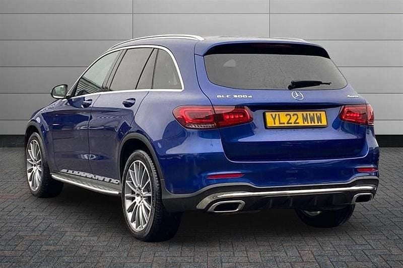 Used Mercedes GLC300 AMG Line Premium 245 HP (180 kW) 2022 Brilliant blue Estate