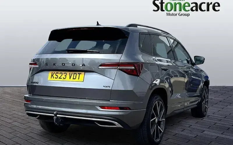 Used Skoda Karoq SportLine 150 HP (110 kW) 2020 Grey SUV