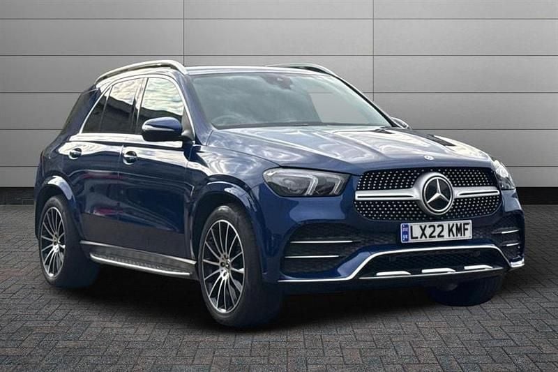 Blue Used 2022 Mercedes GLE350 AMG Line Premium Estate | £47,550 (Fair price) - Image 1/4