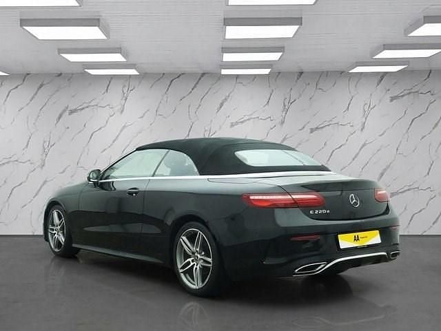 Used Mercedes E220 AMG line 194 HP (142 kW) 2018 Black Cabriolet