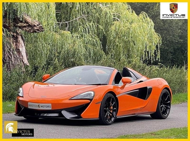 Used McLaren 570S 570 HP (419 kW) 2018 Orange Cabriolet