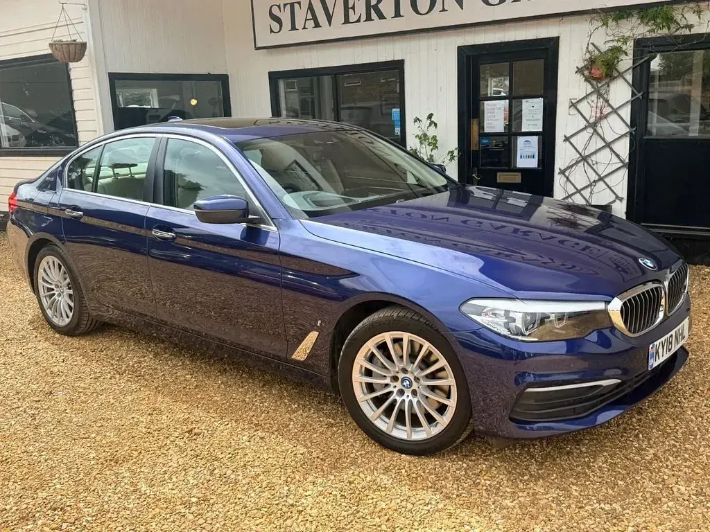 Used BMW 530e Comfort Edition 2018 Blue Sedan