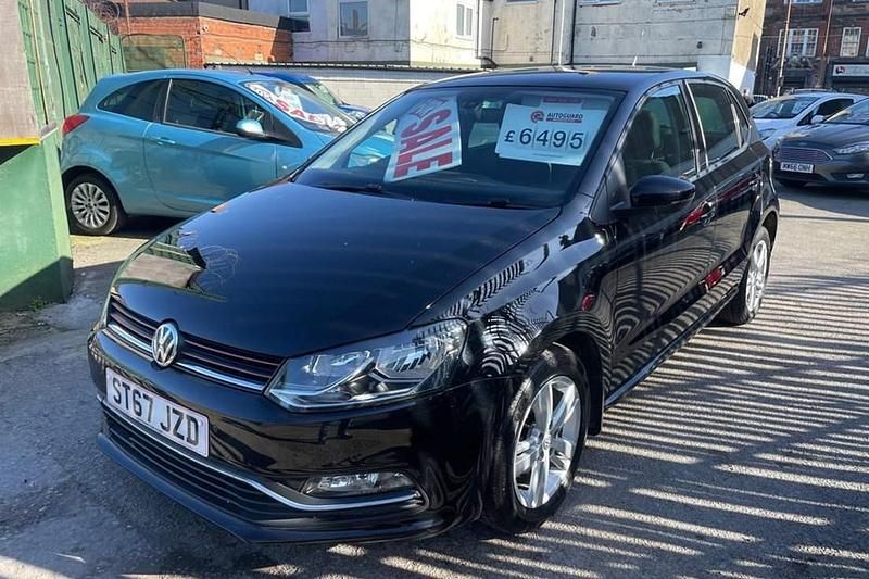 Used VW Polo Edition 90 HP (66 kW) 2017 Black Hatchback