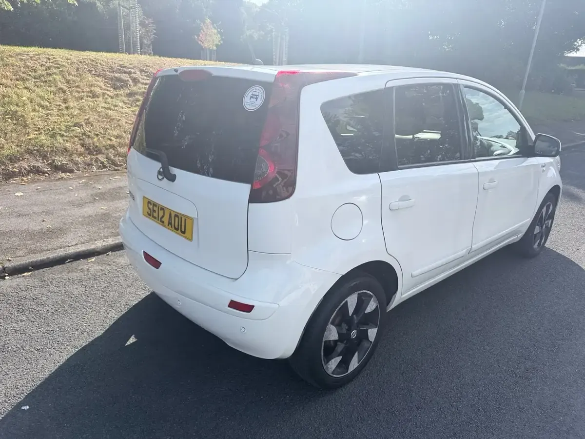 Used Nissan Note N-TEC 2012 White Hatchback