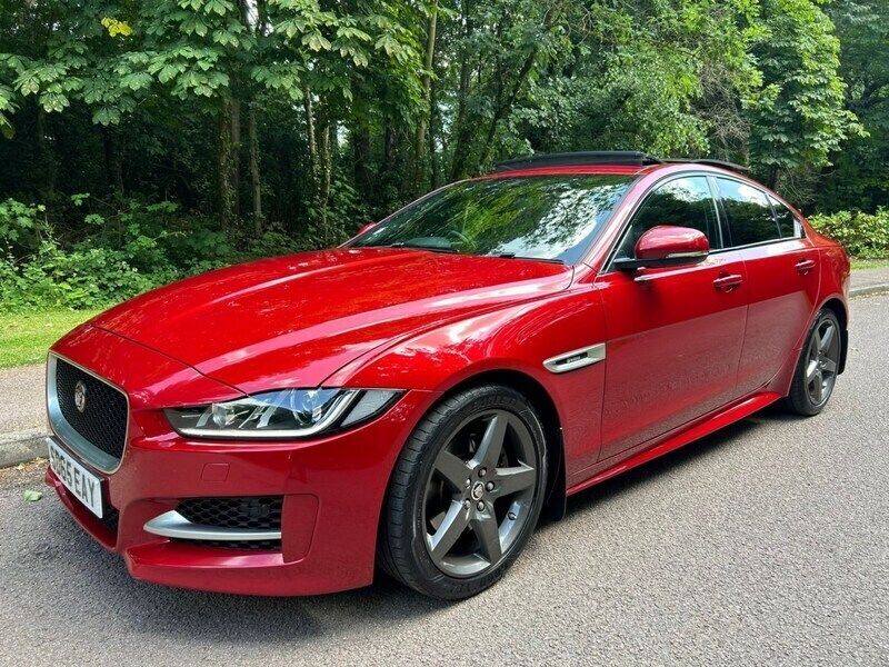 Red Used 2015 Jaguar XE R-Sport Sedan | £9,995 (Fair price) - Image 1/4
