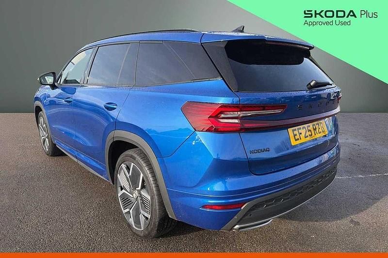 Used Skoda Kodiaq SportLine 147 HP (108 kW) 2025 Race blue metallic SUV