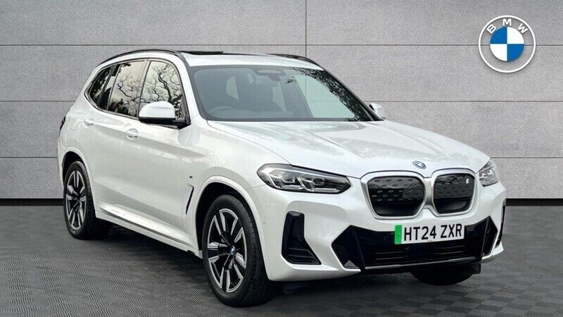 White Used 2024 BMW iX3 M Sport SUV | £38,495 (Good price) - Image 1/4
