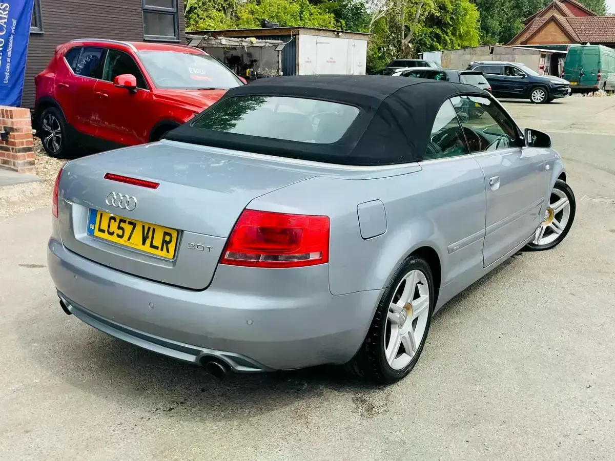 Used Audi A4 Cabriolet S-Line 200 HP (147 kW) 2008 Silver Cabriolet