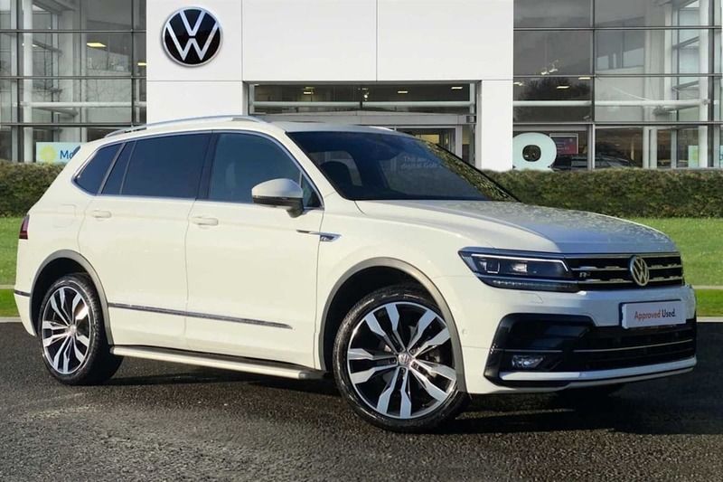 White Used 2020 VW Tiguan Allspace R-line SUV | £34,995 - Image 1/4