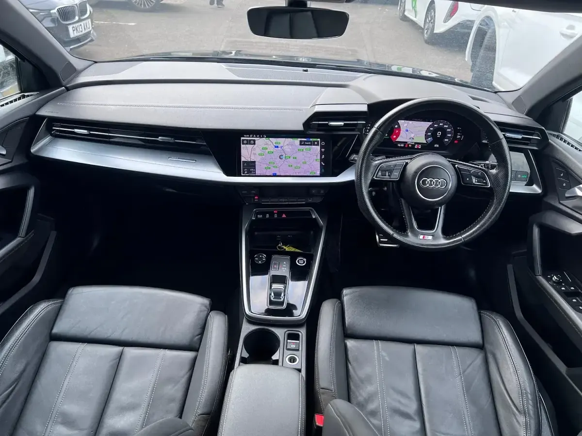 Used Audi A3 S-Line 150 HP (110 kW) 2020 Black Sedan