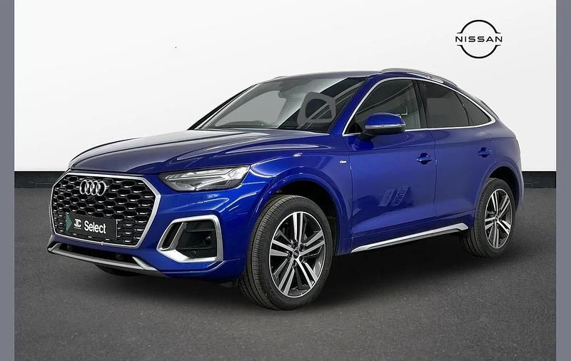 Used Audi Q5 Sportback S-Line 200 HP (147 kW) 2021 Blue SUV